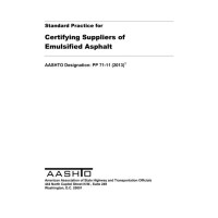 AASHTO PP 71-11 (2013) AASHTO PP 71-11 (2013)