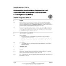 AASHTO TP 92-11 AASHTO TP 92-11