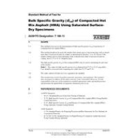 AASHTO T 166-13 AASHTO T 166-13