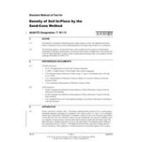 AASHTO T 191-13 AASHTO T 191-13