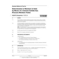 AASHTO T 217-13 AASHTO T 217-13