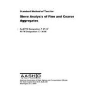 AASHTO T 27-14 (2018) AASHTO T 27-14 (2018)