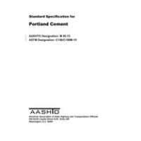 AASHTO M 85-15 AASHTO M 85-15