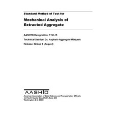 AASHTO T 30-15 AASHTO T 30-15