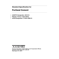 AASHTO M 85-16 AASHTO M 85-16