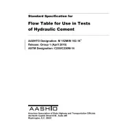 AASHTO M 152M/M 152-16 (2020) AASHTO M 152M/M 152-16 (2020)