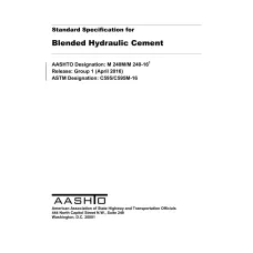 AASHTO M 240M/M 240-16 AASHTO M 240M/M 240-16