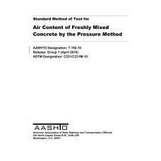 AASHTO T 152-16