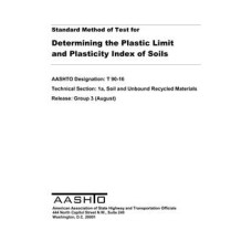 AASHTO T 90-16 AASHTO T 90-16