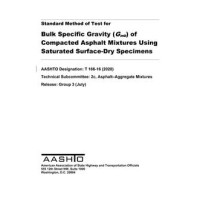 AASHTO T 166-16 (2020) AASHTO T 166-16 (2020)