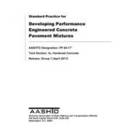 AASHTO PP 84-17 AASHTO PP 84-17
