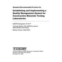 AASHTO R 18-17 AASHTO R 18-17
