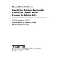 AASHTO T 365-17 AASHTO T 365-17