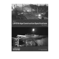 AASHTO LRFDCONS-4 AASHTO LRFDCONS-4