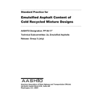 AASHTO PP 86-17 AASHTO PP 86-17