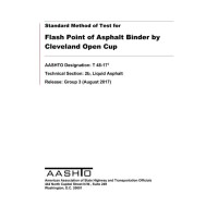 AASHTO T 48-17 AASHTO T 48-17