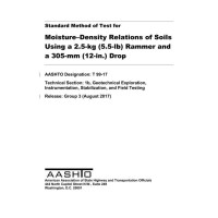 AASHTO T 99-17 AASHTO T 99-17