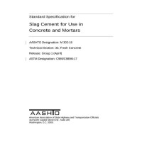 AASHTO M 302-18 AASHTO M 302-18