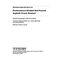 AASHTO MP 25-18 (2019) AASHTO MP 25-18 (2019)