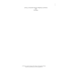 AASHTO Green Book (GDHS-7) AASHTO Green Book (GDHS-7)