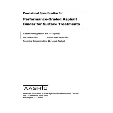 AASHTO MP 37-18 (2022) AASHTO MP 37-18 (2022)