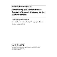AASHTO T 308-18 AASHTO T 308-18