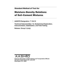 AASHTO T 134-19 AASHTO T 134-19