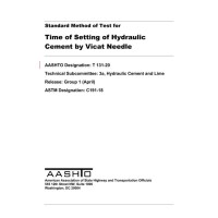 AASHTO T 131-20 AASHTO T 131-20
