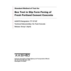 AASHTO TP 137-20 AASHTO TP 137-20