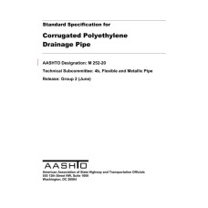 AASHTO M 252-20 AASHTO M 252-20