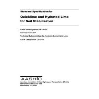 AASHTO M 216-21 AASHTO M 216-21