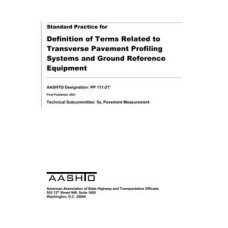 AASHTO PP 111-21 AASHTO PP 111-21
