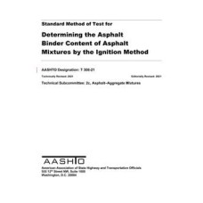 AASHTO T 308-21 AASHTO T 308-21