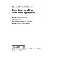 AASHTO T 27-22 AASHTO T 27-22