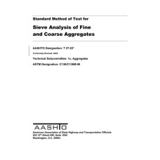AASHTO T 27-22 AASHTO T 27-22