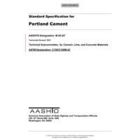 AASHTO M 85-22 AASHTO M 85-22