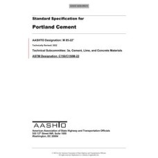 AASHTO M 85-22 AASHTO M 85-22