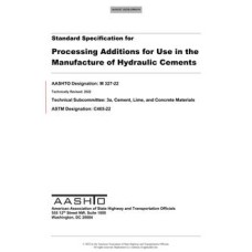 AASHTO M 327-22 AASHTO M 327-22