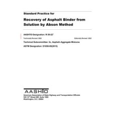 AASHTO R 59-22 AASHTO R 59-22