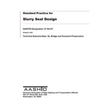 AASHTO R 104-22 AASHTO R 104-22