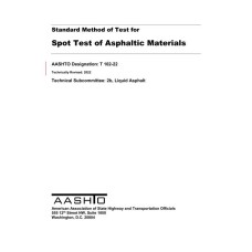AASHTO T 102-22 AASHTO T 102-22