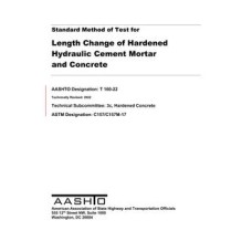 AASHTO T 160-22 AASHTO T 160-22