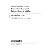 AASHTO T 383-22 AASHTO T 383-22