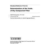 AASHTO TP 117-22 AASHTO TP 117-22