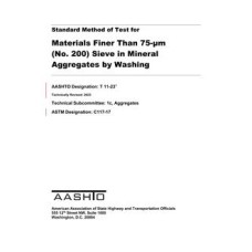 AASHTO T 11-23 AASHTO T 11-23