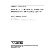 AASHTO PP 116-23 AASHTO PP 116-23