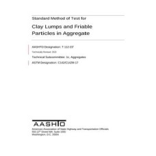 AASHTO T 112-23 AASHTO T 112-23