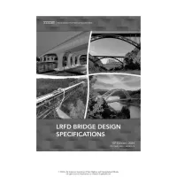 AASHTO LRFDBDS-10 AASHTO LRFDBDS-10