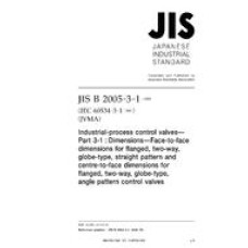 JIS B 2005-3-1:2005 JIS B 2005-3-1:2005
