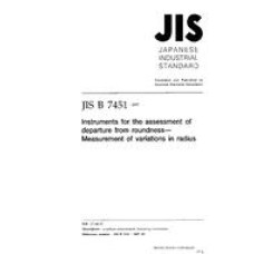 JIS B 7451:1997 JIS B 7451:1997